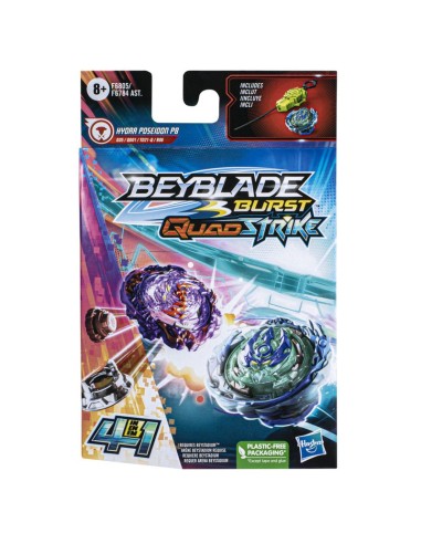 TROMPO BEYBLADE BURST QUADSTRIKE HYDRA POSEIDON P8