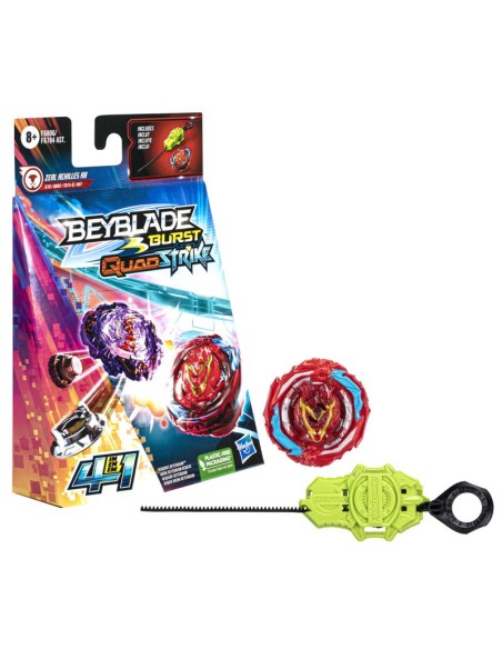 TROMPO BEYBLADE BURST QUADSTRIKE ZEAL ACHILLES A8