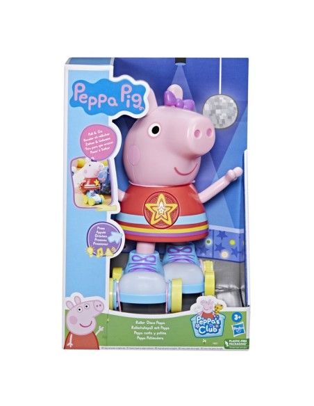 MUÑECA PEPPA PIG PEPPA CLUB PEPPA CANTA Y PATINA