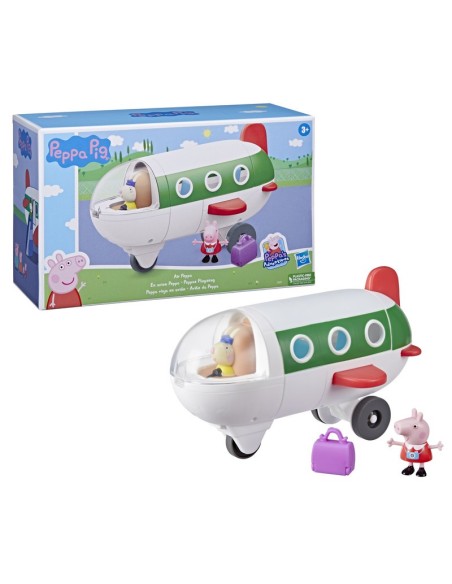 MUÑECA PEPPA PIG ADVENTURES PEPPA VIAJA EN AVIÓN