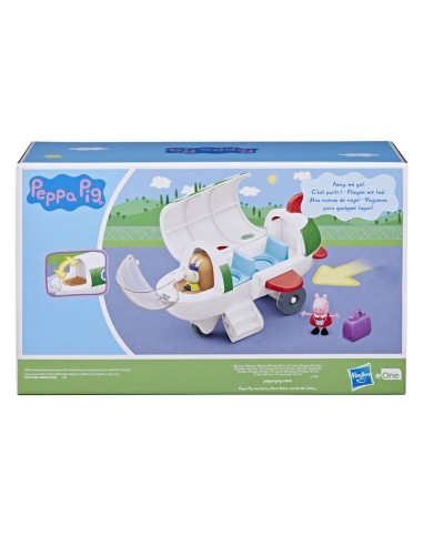 MUÑECA PEPPA PIG ADVENTURES PEPPA VIAJA EN AVIÓN