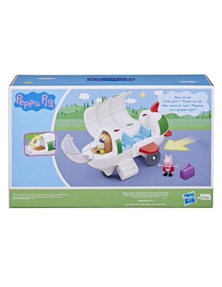 MUÑECA PEPPA PIG ADVENTURES PEPPA VIAJA EN AVIÓN