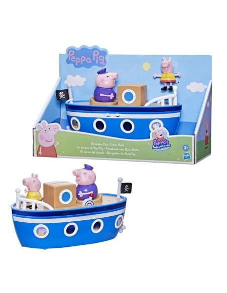 MUÑECA PEPPA PIG ADVENTURES BARCO ABUELO PIG