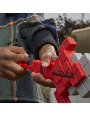 ESPADA NERF MINECRAFT LANZADARDOS DE ESPUMA