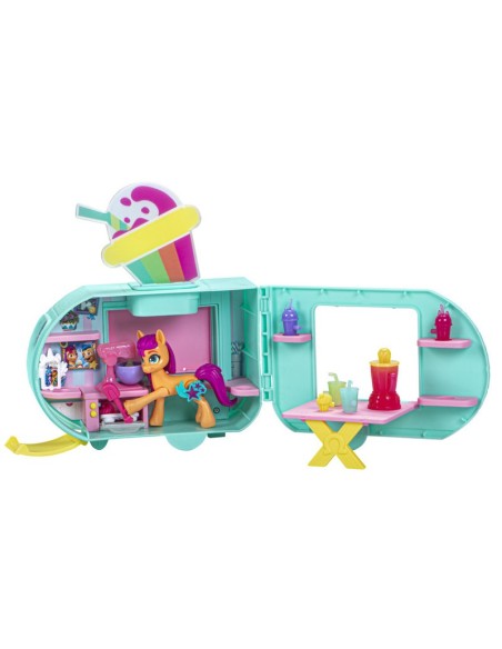 MUÑECA MY LITTLE PONY SUNNY STARSCOUT CAMIÓN DE BATIDOS