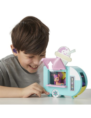 MUÑECA MY LITTLE PONY SUNNY STARSCOUT CAMIÓN DE BATIDOS