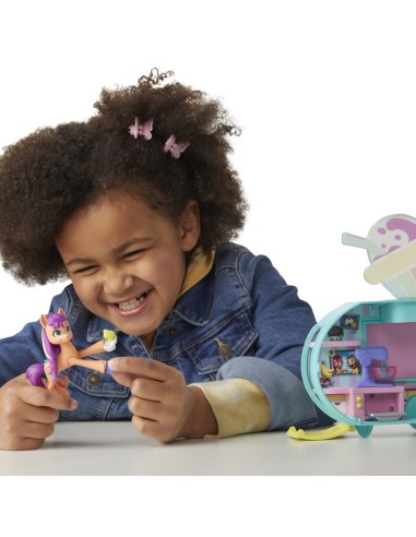 MUÑECA MY LITTLE PONY SUNNY STARSCOUT CAMIÓN DE BATIDOS