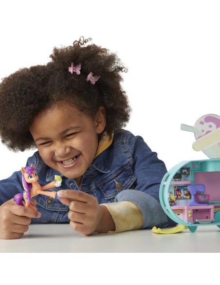 MUÑECA MY LITTLE PONY SUNNY STARSCOUT CAMIÓN DE BATIDOS