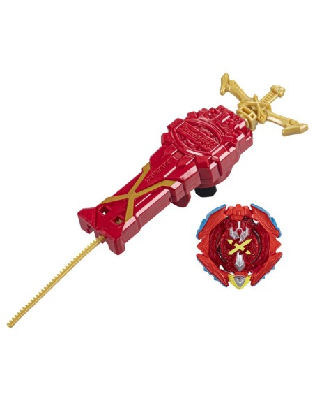 SET LANZADOR BEYBLADE BURST QUADSTRIKE XCALIUS POWER SPEED
