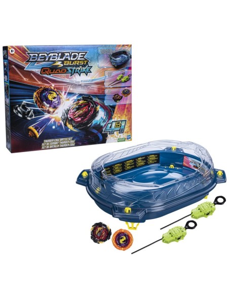 SET BATALLA BEYBLADE BURST QUADSTRIKE THUNDER EDGE