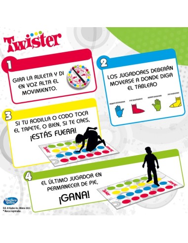 JUEGO DE TABLERO HASBRO GAMING TWISTER