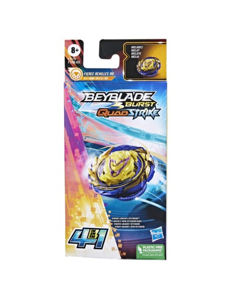 TROMPO BEYBLADE BURST QUADSTRIKE FIERCE ACHILLES A8