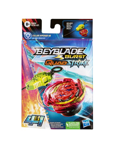 TROMPO BEYBLADE BURST QUADSTRIKE STELLAR HYPERION H8