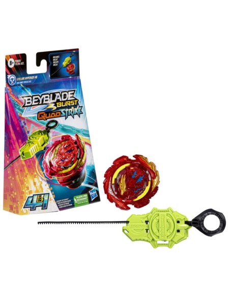TROMPO BEYBLADE BURST QUADSTRIKE STELLAR HYPERION H8