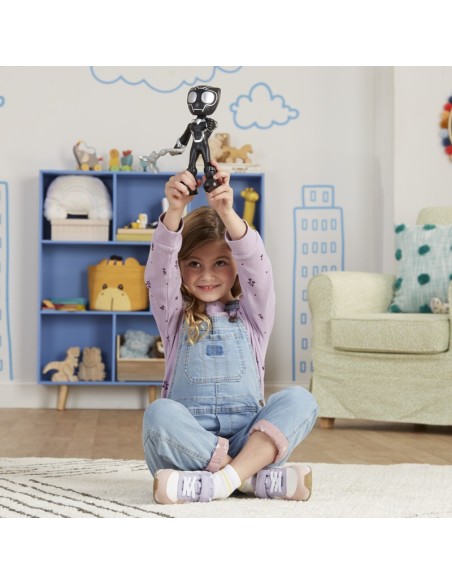 FIGURA DE ACCIÓN SPIDEY AND FRIENDS BLACK PANTHER