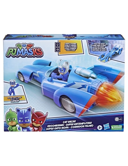 FIGURA DE ACCIÓN PJ MASKS POWER HEROES SÚPER GATO-MÓVIL