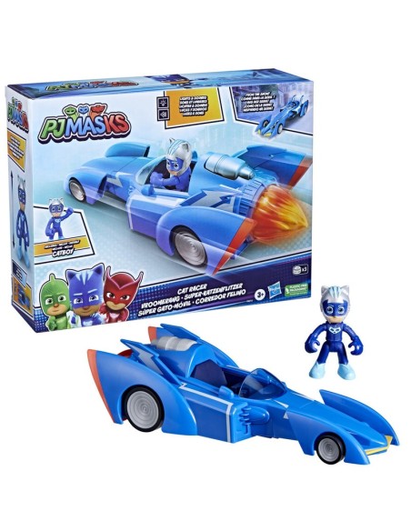 FIGURA DE ACCIÓN PJ MASKS POWER HEROES SÚPER GATO-MÓVIL
