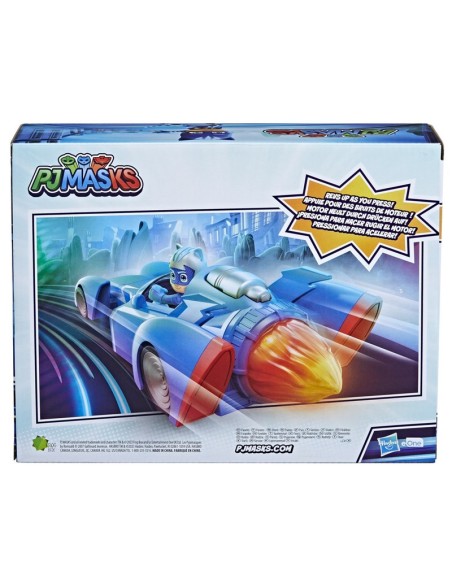 FIGURA DE ACCIÓN PJ MASKS POWER HEROES SÚPER GATO-MÓVIL
