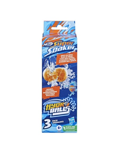 LANZADOR DE AGUA SUPER SOAKER PACK 3 HYDRO BALLS