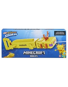 LANZADOR DE AGUA SUPER SOAKER MINECRAFT AXOLOTL 2