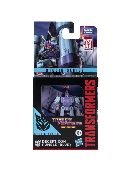 FIGURA DE ACCIÓN TRANSFORMERS STUDIO SERIES DECEPTICON RUMBLE (AZUL)