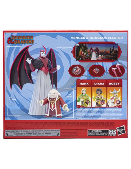 FIGURA DE ACCIÓN DUNGEONS & DRAGONS DUNGEON MASTER & VENGER