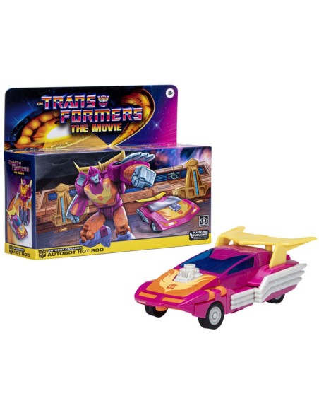 FIGURA DE ACCIÓN TRANSFORMERS RETRO AUTOBOT HOT ROD