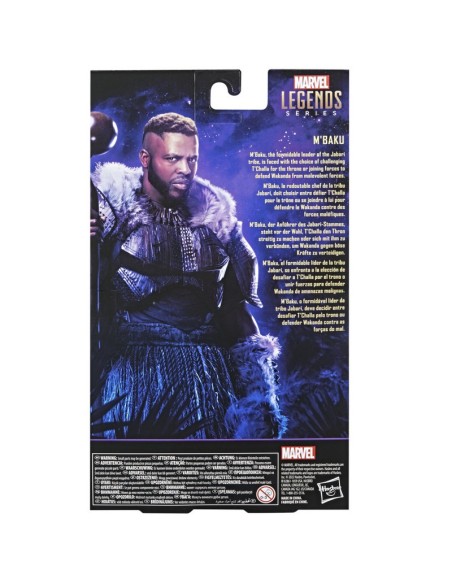 FIGURA DE ACCIÓN MARVEL LEGENDS SERIES M’BAKU