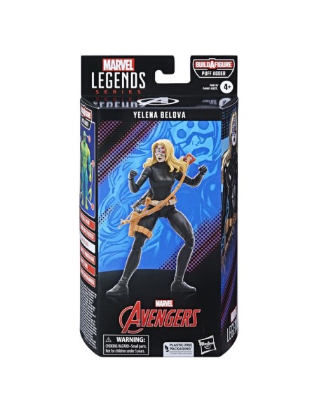 FIGURA DE ACCIÓN MARVEL LEGENDS SERIES YELENA BELOVA VIUDA NEGRA