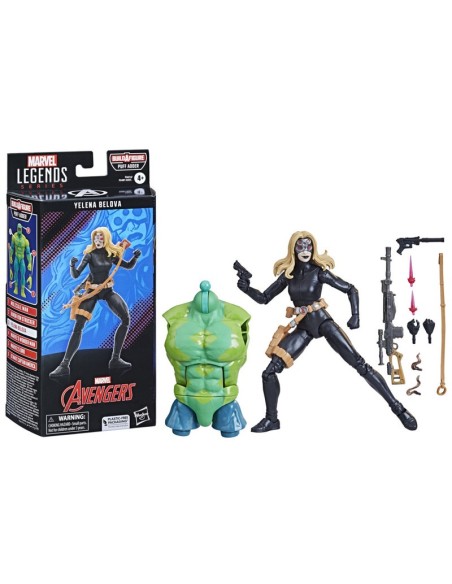 FIGURA DE ACCIÓN MARVEL LEGENDS SERIES YELENA BELOVA VIUDA NEGRA