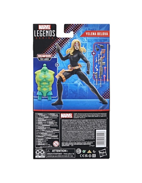 FIGURA DE ACCIÓN MARVEL LEGENDS SERIES YELENA BELOVA VIUDA NEGRA