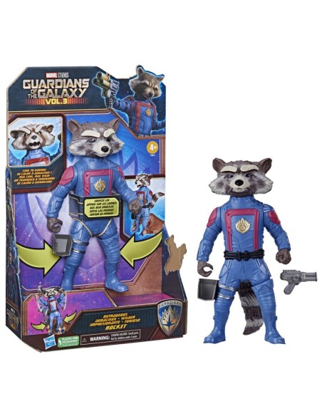 FIGURA ACCIÓN MARVEL GUARDIANES DE LA GALAXIA VOL. 3 ROCKET