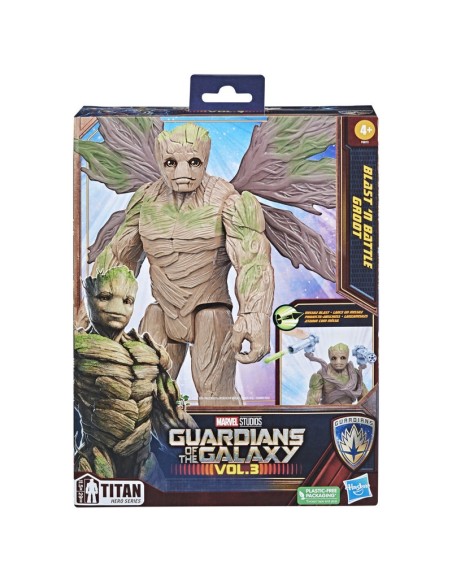 FIGURA ACCIÓN MARVEL GUARDIANES DE LA GALAXIA VOL. 3 BLAST 'N BATTLE GROOT