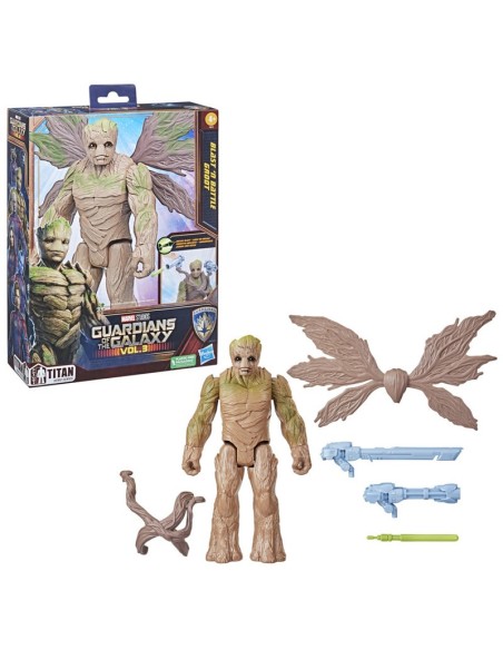 FIGURA ACCIÓN MARVEL GUARDIANES DE LA GALAXIA VOL. 3 BLAST 'N BATTLE GROOT