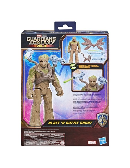FIGURA ACCIÓN MARVEL GUARDIANES DE LA GALAXIA VOL. 3 BLAST 'N BATTLE GROOT