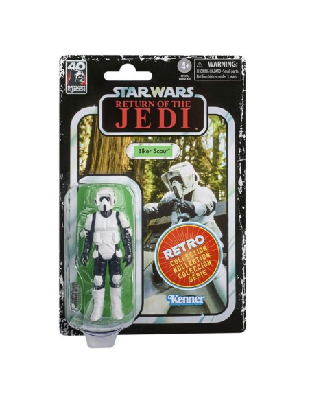 FIGURA ACCIÓN STAR WARS COLECCIÓN RETRO EXPLORADOR MOTORIZADO