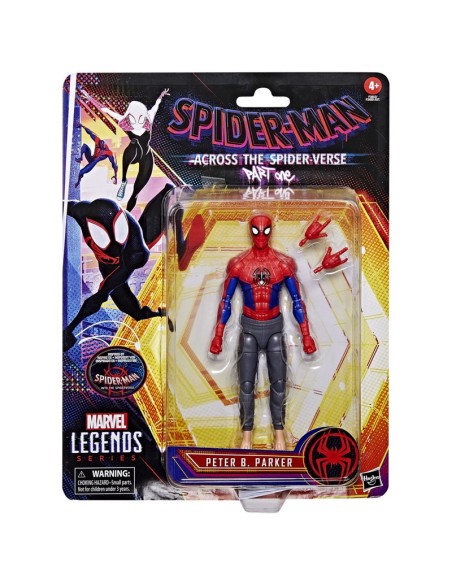 FIGURA ACCIÓN SPIDERMAN ACROSS THE SPIDER VERSE PART ONE PETER B. PARKER