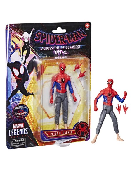 FIGURA ACCIÓN SPIDERMAN ACROSS THE SPIDER VERSE PART ONE PETER B. PARKER
