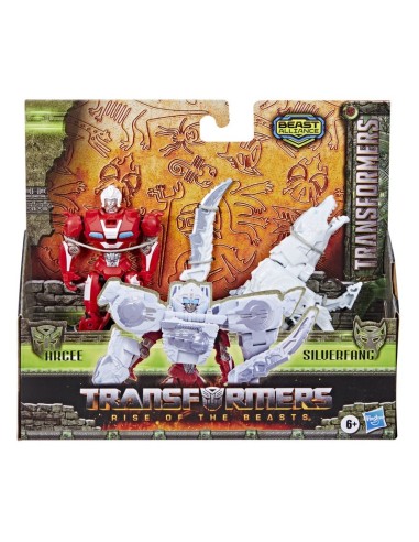 FIGURA DE ACCIÓN TRANSFORMERS BEAST COMBINERS PACK DOBLE ARCEE Y SILVERFANG