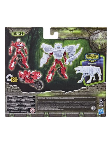 FIGURA DE ACCIÓN TRANSFORMERS BEAST COMBINERS PACK DOBLE ARCEE Y SILVERFANG