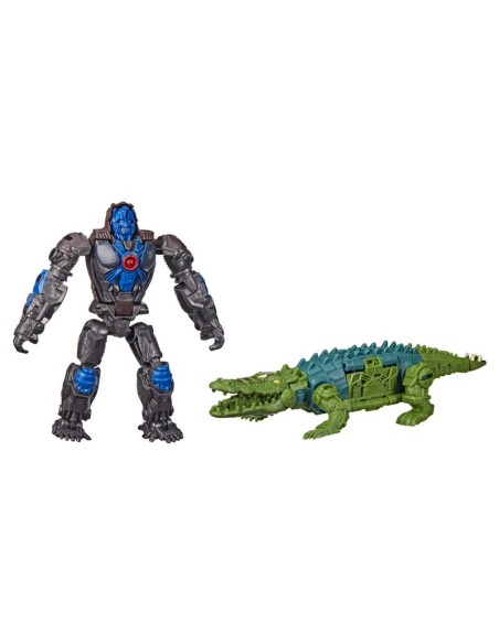 FIGURA DE ACCIÓN TRANSFORMERS BEAST COMBINERS PACK DOBLE OPTIMUS PRIMAL Y SKULLCRUNCHER