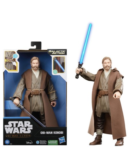 FIGURA DE ACCIÓN STAR WARS GALACTIC ACTION OBI-WAN KENOBI
