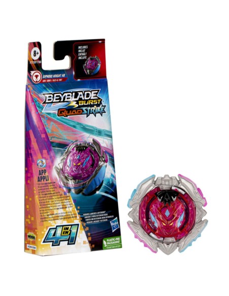TROMPO BEYBLADE BURST QUADSTRIKE XIPHOID KNIGHT K8