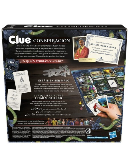 JUEGO DE MESA HASBRO GAMING CLUE CONSPIRACIÓN