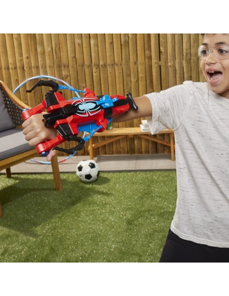 LANZADOR NERF SPIDER-MAN DARDOS Y AGUA