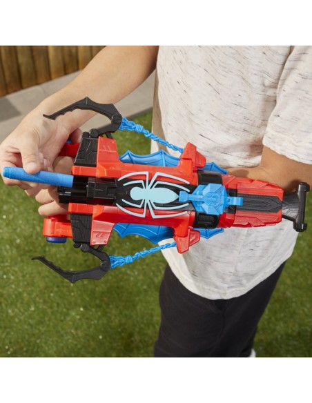LANZADOR NERF SPIDER-MAN DARDOS Y AGUA