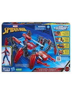FIGURA DE ACCIÓN SPIDER-MAN VEHÍCULO ARACNOLANZADOR 2