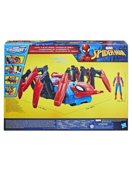 FIGURA DE ACCIÓN SPIDER-MAN VEHÍCULO ARACNOLANZADOR