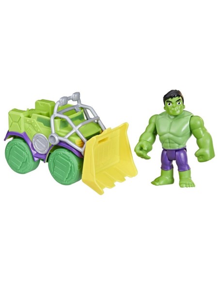 FIGURA DE ACCIÓN SPIDEY AND FRIENDS SET HULK Y CAMIÓN DEMOLEDOR