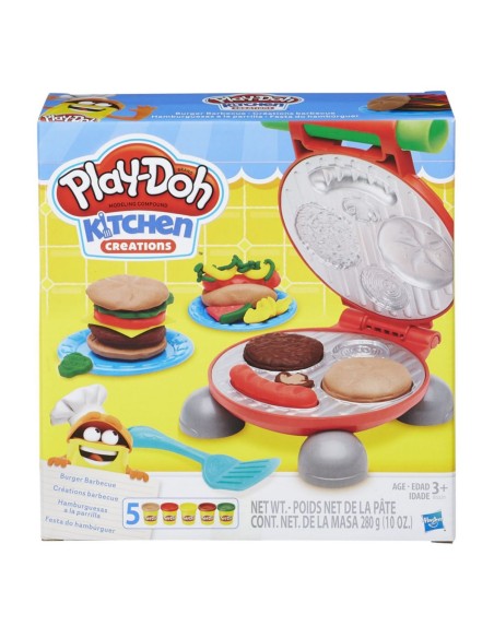 MASAS Y PLASTILINAS PLAY-DOH KITCHEN CREATIONS HAMBURGUESA PARRILLA